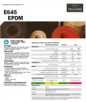 2 mm - EPDM - E645 - Guma nietoksyczna do kontaktu z wodą pitną, szerokość 1400 mm (-40/+120°C)