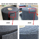 20 mm - MATA Z RECYKLINGU STANDARD PM730 - Guma antypoślizgowa z recyklingu, szerokość 1250 mm, 730 kg/m3