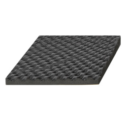 20 mm - ROCKFONIK 507 BLACK LEP. - płyta 1x2 m, dźwiękochłonna z powłoką kopolimerową 91°ShA (-70°/+110°/150°C)