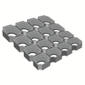 22 mm - MASTER P (H) - Mata antypoślizgowa 22 mm, 50°Sh, 1500 Kg/m3