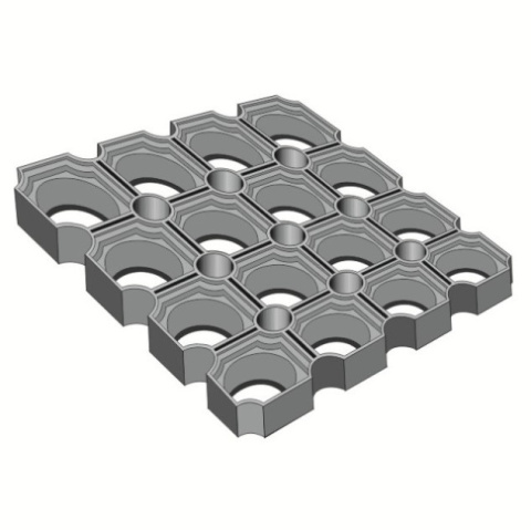 22 mm - MASTER P (H) - Mata antypoślizgowa 22 mm, 50°Sh, 1500 Kg/m3 22 mm - MASTER P (H) - Mata antypoślizgowa 22 mm, 50°Sh, 1500 Kg/m3