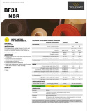 4 mm - NBR SUPER -BF31- Guma olejoodporna super 70°Sh bez wkładki, szerokość 1400 mm (-40/+130°C)