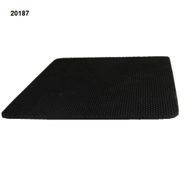 3 mm - SBR czarna podłoga ryflowana z wkładką/bez wkładki, 70° Sh, szerokość 2000 mm Cobra G12