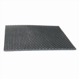 3 mm - Wykładzina gumowa ryflowana SBR 65°Sh, szerokość 1200 mm -30°/+70°C - piramida