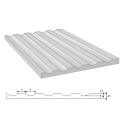 5 mm - Wykładzina gumowa ryflowana SBR 70°Sh, grubość 5 mm, szerokość 1200 mm