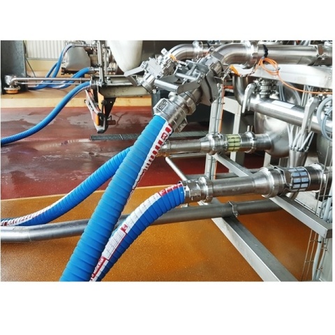 76 mm - VINOFLEX - FDA - Wąż ssąco tłoczny do mleka, wina i alkoholu do 96% - 6 BAR
