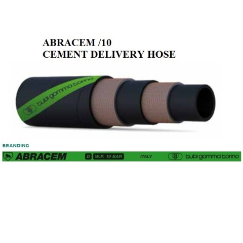 80 mm - ABRACEM - Wąż tłoczny do materiałów ściernych - 10 BAR
